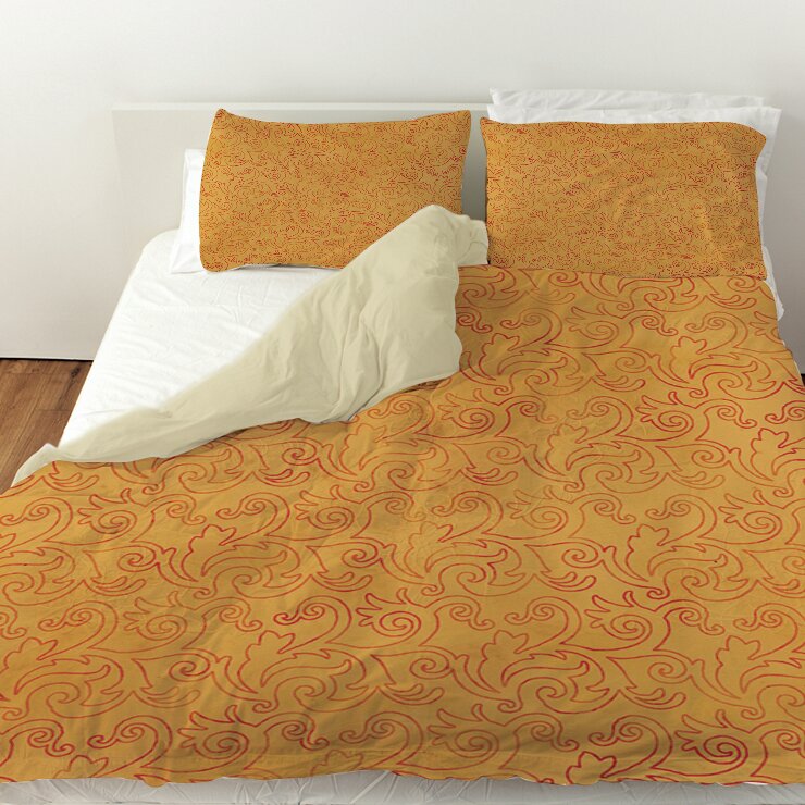 Manual Woodworkers Weavers Zinnia Damask Duvet Cover Wayfair