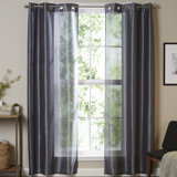 Gray And Silver Silk Curtains Drapes You Ll Love In 2020 Wayfair