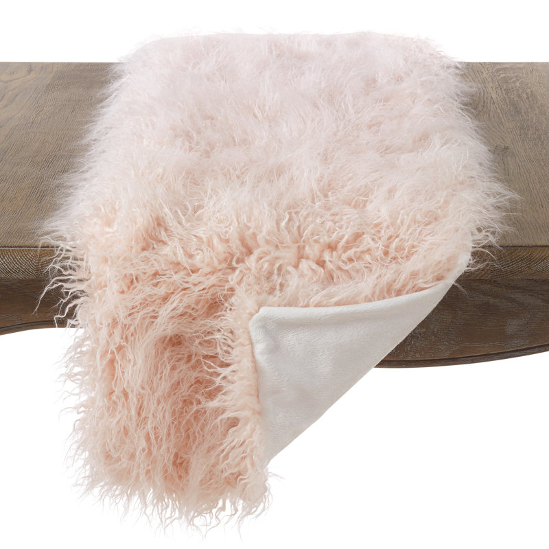 Rosdorf Park Lawless Faux Fur Table Runner Reviews Wayfair Lawless Faux Fur Table Runner