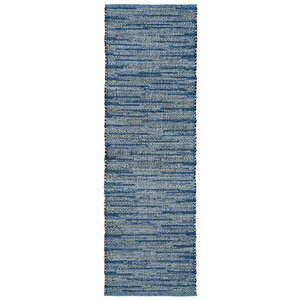 Sardis Hand-Woven Blue Indoor/Outdoor Area Rug
