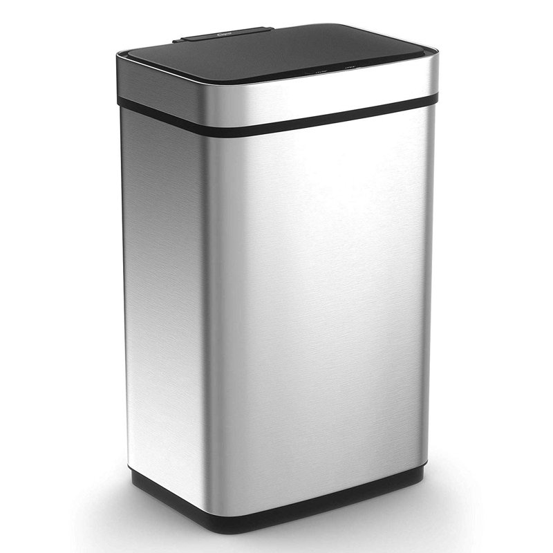 Setemi Automatic Touchless Infrared 13 Gallon Motion Sensor Trash Automatic Touchless Infrared 13 Gallon