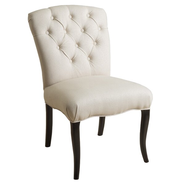 Review Gladstone Upholstered Side Chair In Linen (Set Of 2)