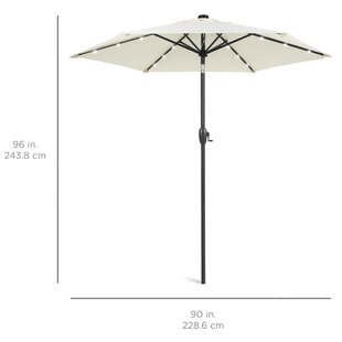 Patio Umbrella With Led Lights Wayfair