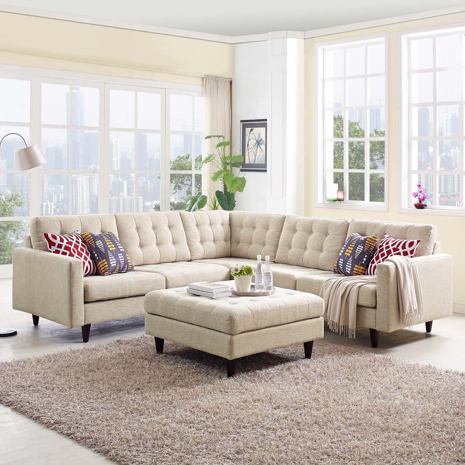 Living Room With Sectional