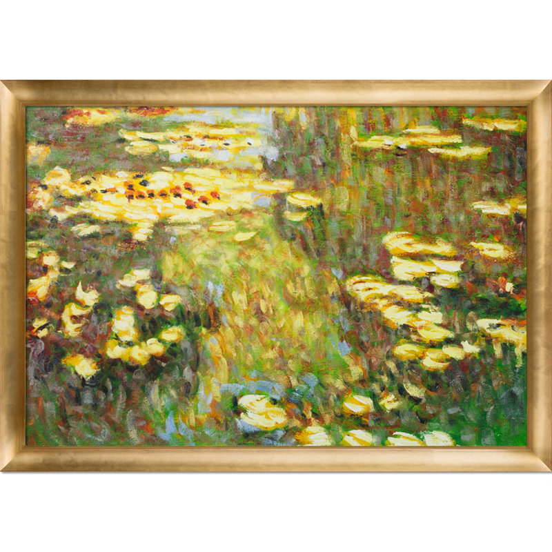 Fleur De Lis Living Water Lilies By Claude Monet Picture Frame