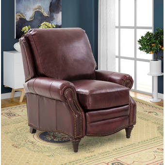 bipasha genuine leather manual recliner