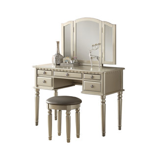 Bedroom Makeup Vanities Joss Main Absher Vanity Set
