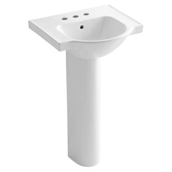 Barclay Stanford Vitreous China U Shaped Pedestal Bathroom Sink