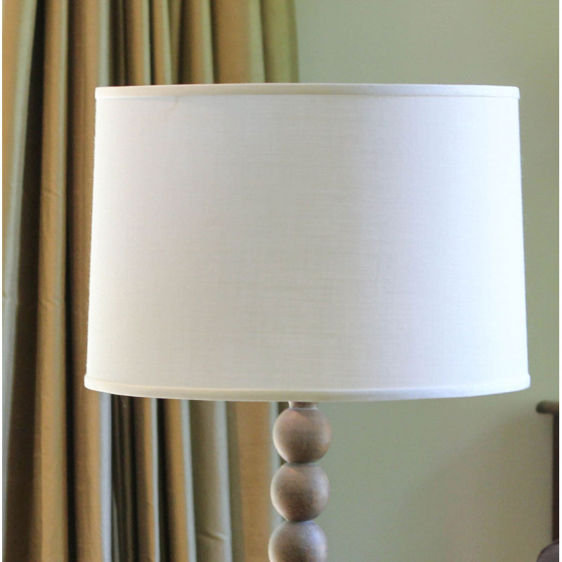10 5 H X 15 W Linen Drum Lamp Shade Spider Reviews Birch Lane
