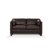 Jemma Leather Loveseat by Winston Porter