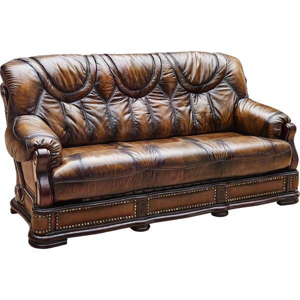 Deals Price Gerdie Leather Sofa Bed 78