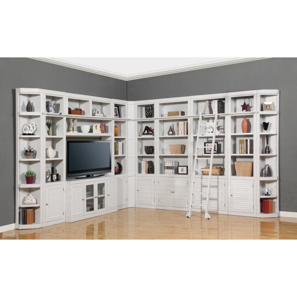 Veda Library Corner Unit Bookcase by Beachcrest Home