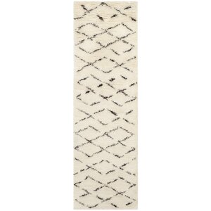 Bermondsey Ivory Shag Area Rug