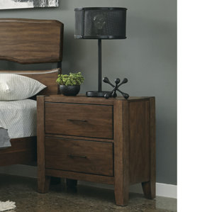 Russet 2 Drawer Nightstand by Union Rustic