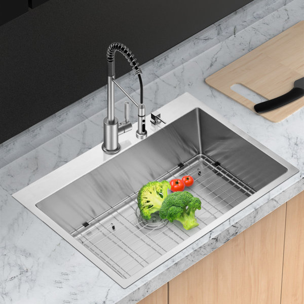 Himimi Lordear Kitchen Sink Drop In 16 Gauge Stainless ...
