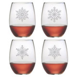 Find over 100+ of the best free wine bottle images. Snowflake Wine Glasses Wayfair