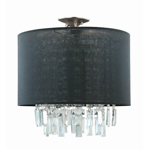 Piccadilly 3-Light Semi Flush Mount