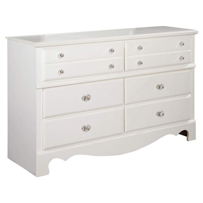 tanner 6 drawer double dresser