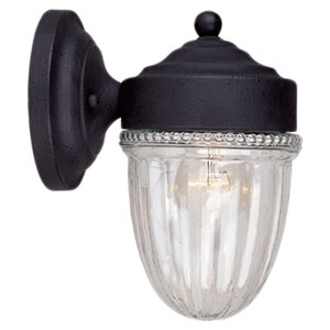 Billingsley 1-Light Black Outdoor Sconce