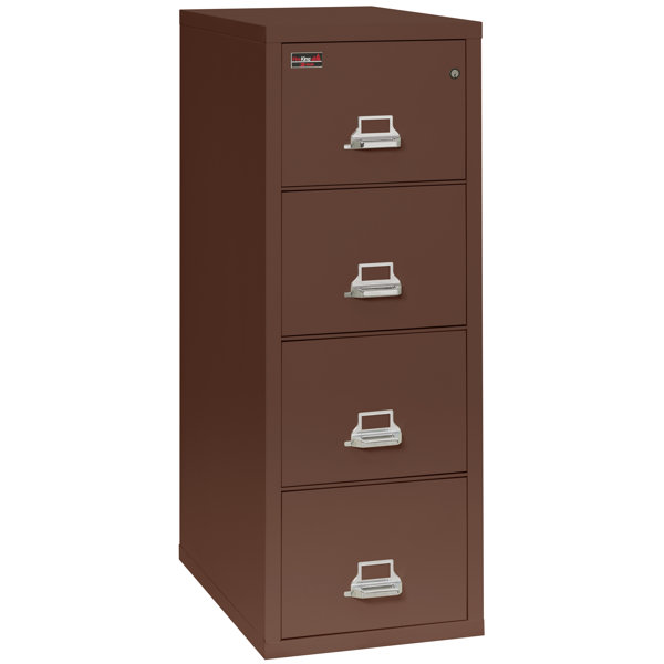Fireproof 4-Drawer 2-Hour Rated Vertical File Cabinet by FireKing