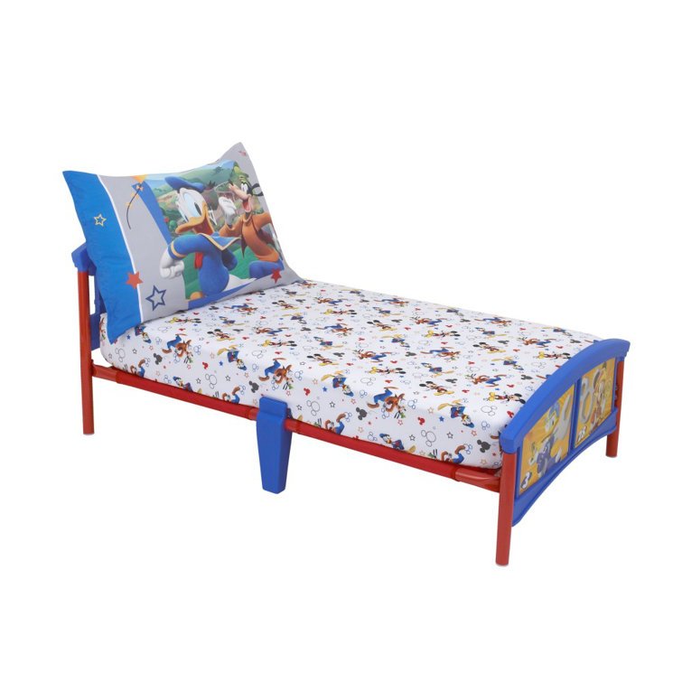Disney Mickey Mouse Having Fun 2 Piece Toddler Bedding Set Wayfair
