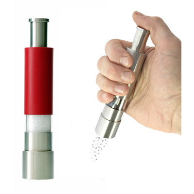 Grind Gourmet Original Reflex Salt or Pepper Grinder Grind Gourmet Color Red