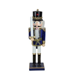 Traditional Decorative Wooden Christmas Nutcracker Soldier with Sword