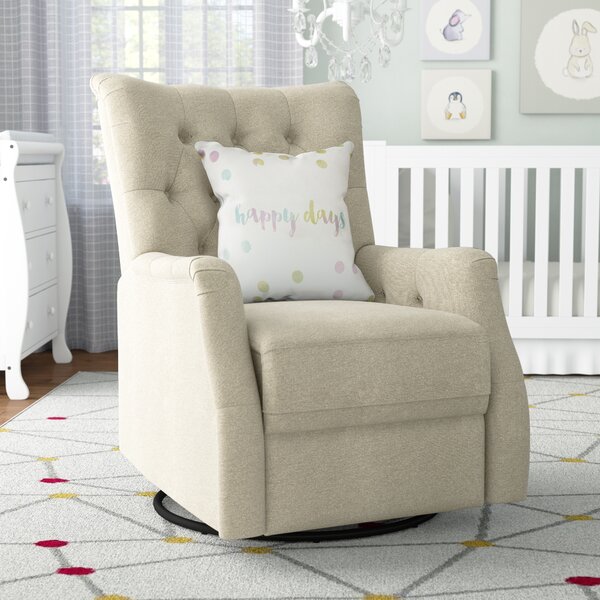 Cooney Upholstered Glider By Harriet Bee