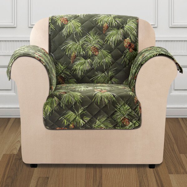 Lodge Box Cushion Armchair Slipcover By Sure Fit