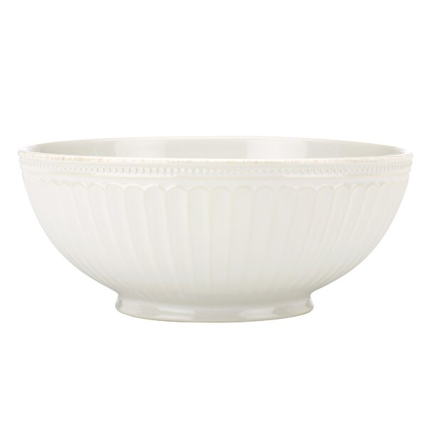 French Perle Groove Serving Bowl by Lenox