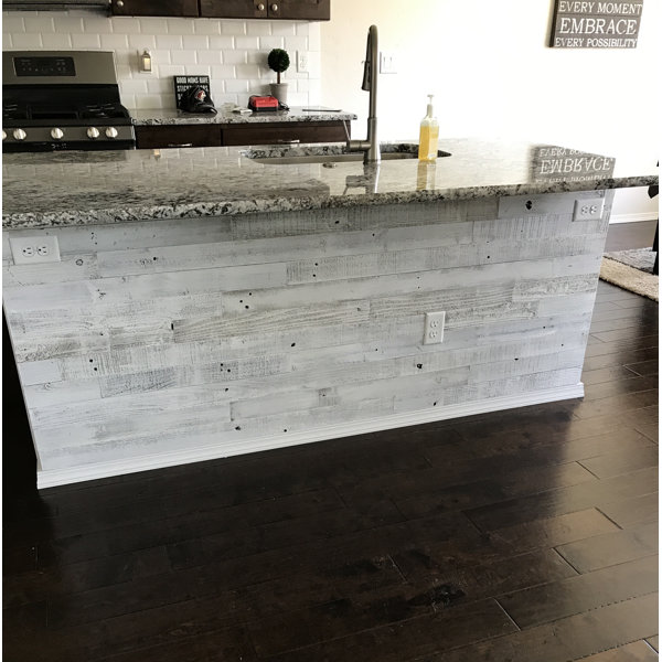 PlankandMill 3" Reclaimed Barnwood Peel and Stick Wall ...