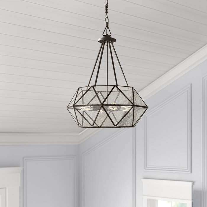 Jacey 4 Light Geometric Chandelier Jacey 4 Light Geometric Chandelier