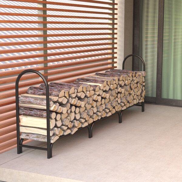 Double Frame Heavy Deluxe Duty Firewood Log Rack By Regal Flame