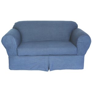 Skirted Box Cushion Sofa Slipcover