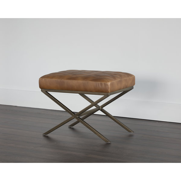 5West Wisconsin Faux Leather Bench By Sunpan Modern Top Reviews