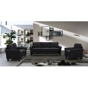 Bijan 3 Piece Standard Living Room Set by Red Barrel Studio®