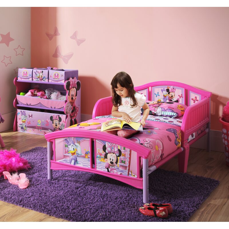 Delta Children Minnie Mouse Plastic Toddler Bed Reviews Wayfair