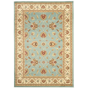 Silvera Blue & Ivory Persian Area Rug