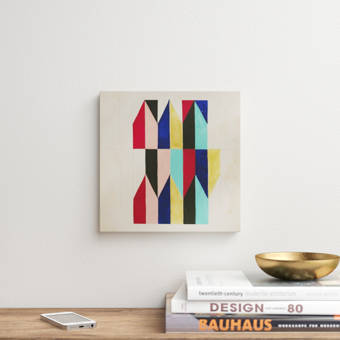 Floral Bamboo Shoots TREBLE CANVAS WALL ART Picture Print VA