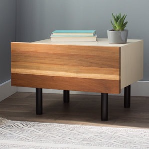 Reclaimed Teak 1 Drawer Nightstand by EQ3