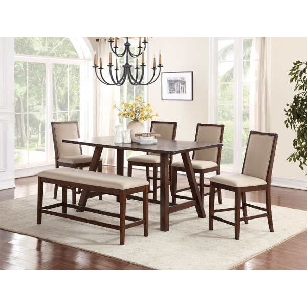 Chandeleur 6 Piece Counter Height Dining Set By Darby Home Co 2019 Sale