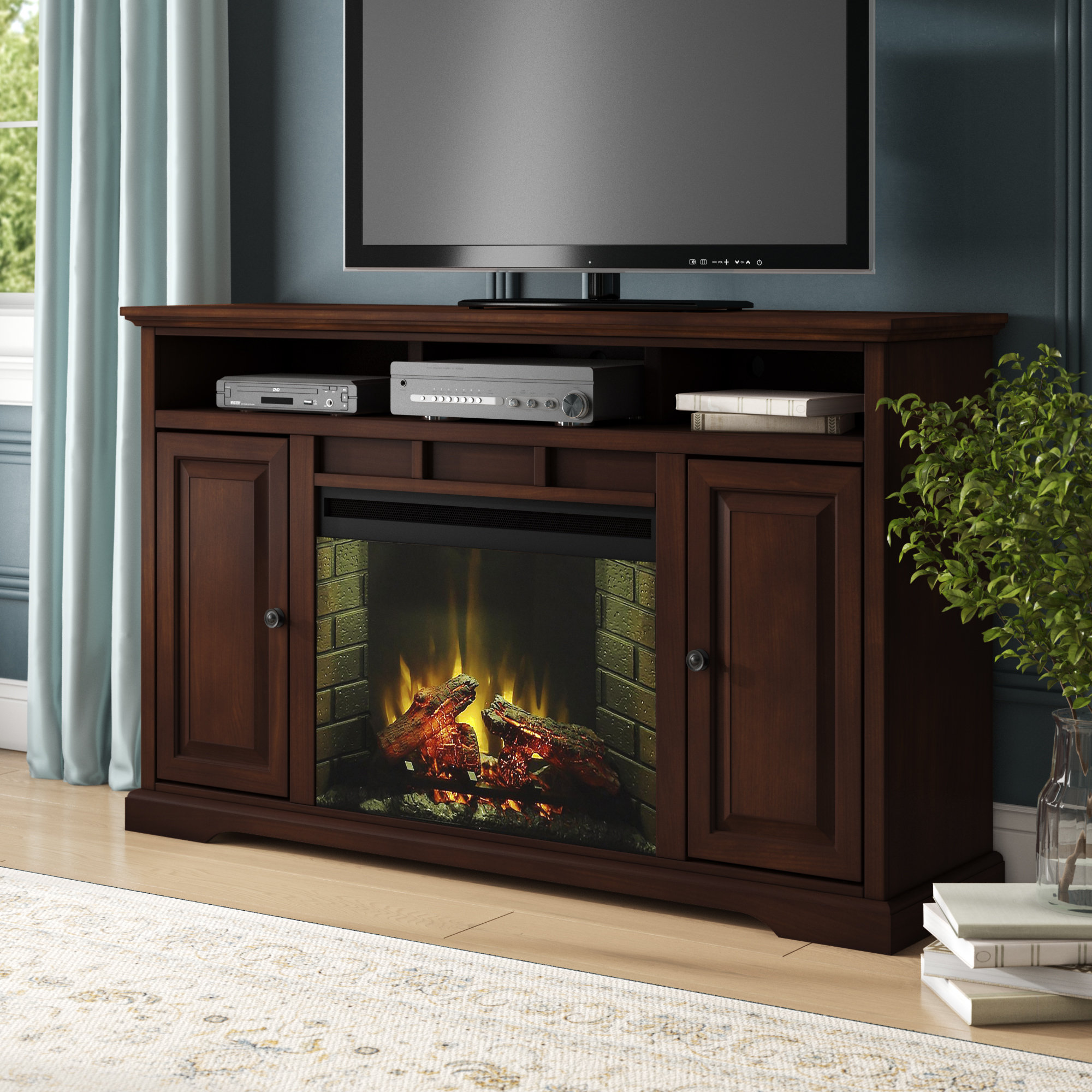 Darby Home Co Legrand Tv Stand For Tvs Up To 70 Inches With