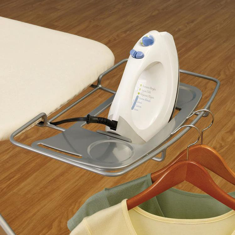 Household Essentials Lightweight Wide Top Ironing Board, Aluminum leg