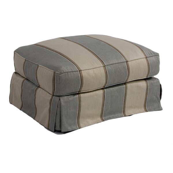 Glenhill Box Cushion Ottoman Slipcover By Rosecliff Heights