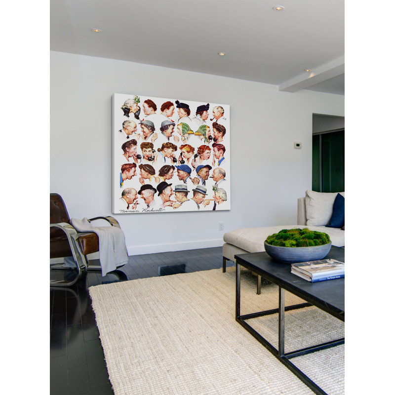 Marmont Hill Chain Of Gossip By Norman Rockwell Painting Print