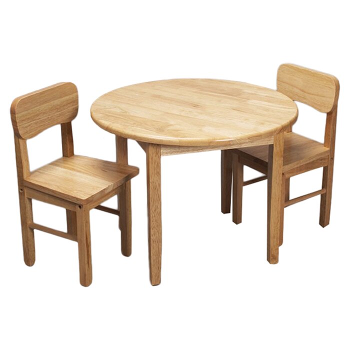 Gift Mark Kids 3 Piece Table and Chair Set & Reviews | Wayfair