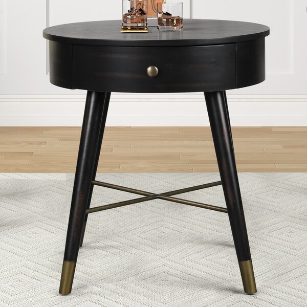 Manorville End Table With Storage By Brayden Studio