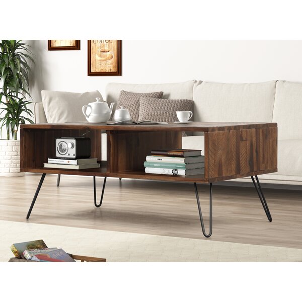 Garson Coffee Table With Storage By Union Rustic