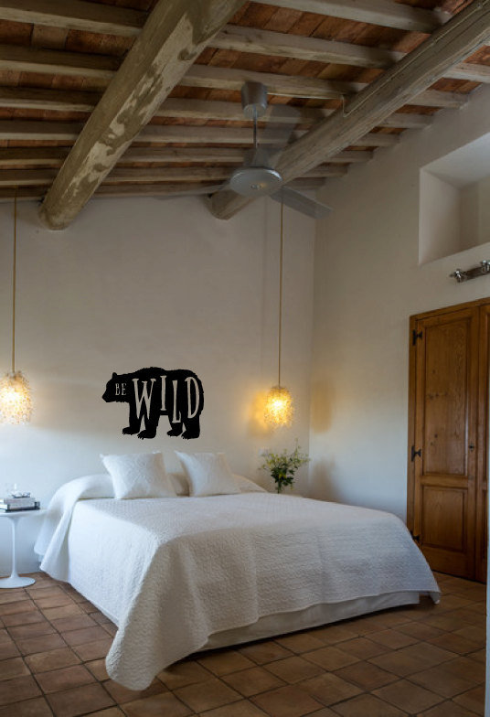 Loon Peak Cordeiro Black Bear Be Wild Vinyl Graphic Wall Decal