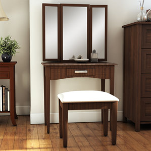 Sibilla Vanity Set with Mirror by Andover Mills